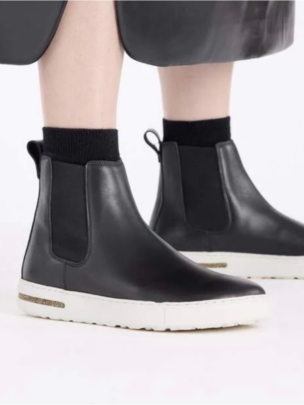 Birkenstock Bend Chelsea Boot In Black Leather - Picture 11 of 11